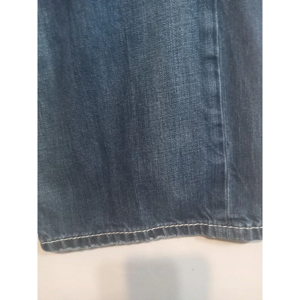 BKE Buckle Derek Jeans Men's Straight Leg Light Wash Cotton Blend Stretch 34Rx32